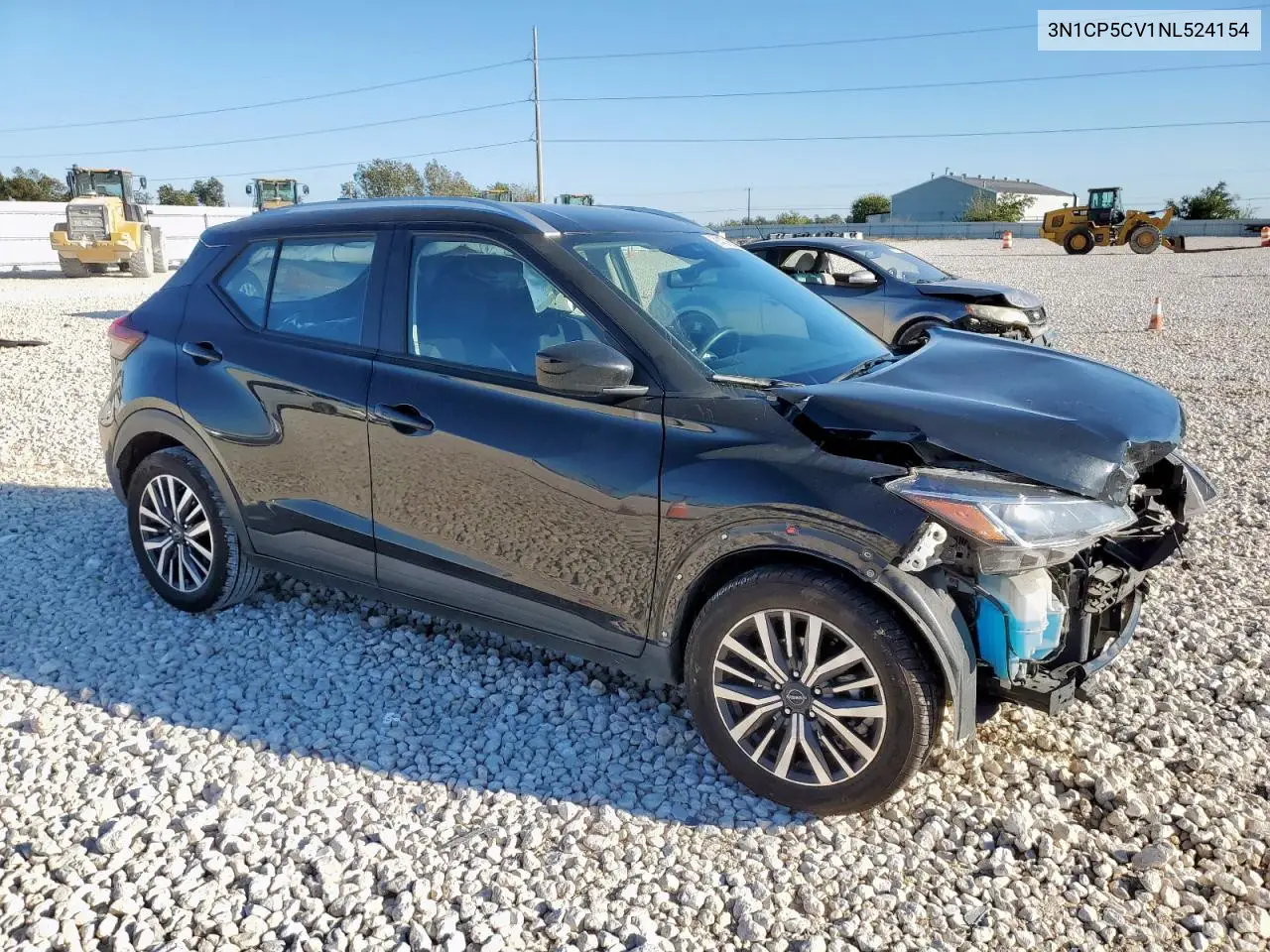 3N1CP5CV1NL524154 2022 Nissan Kicks Sv