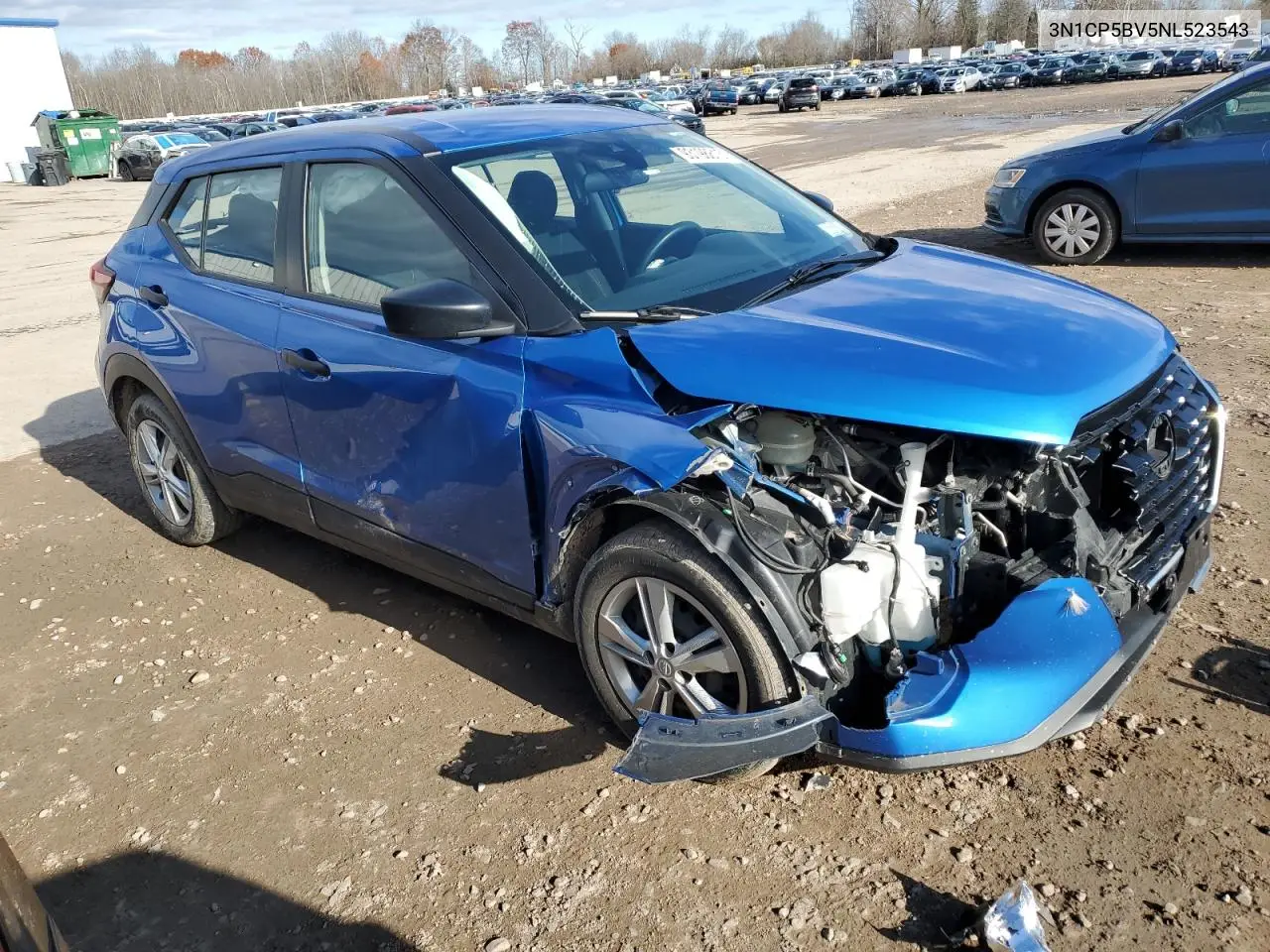 3N1CP5BV5NL523543 2022 Nissan Kicks S