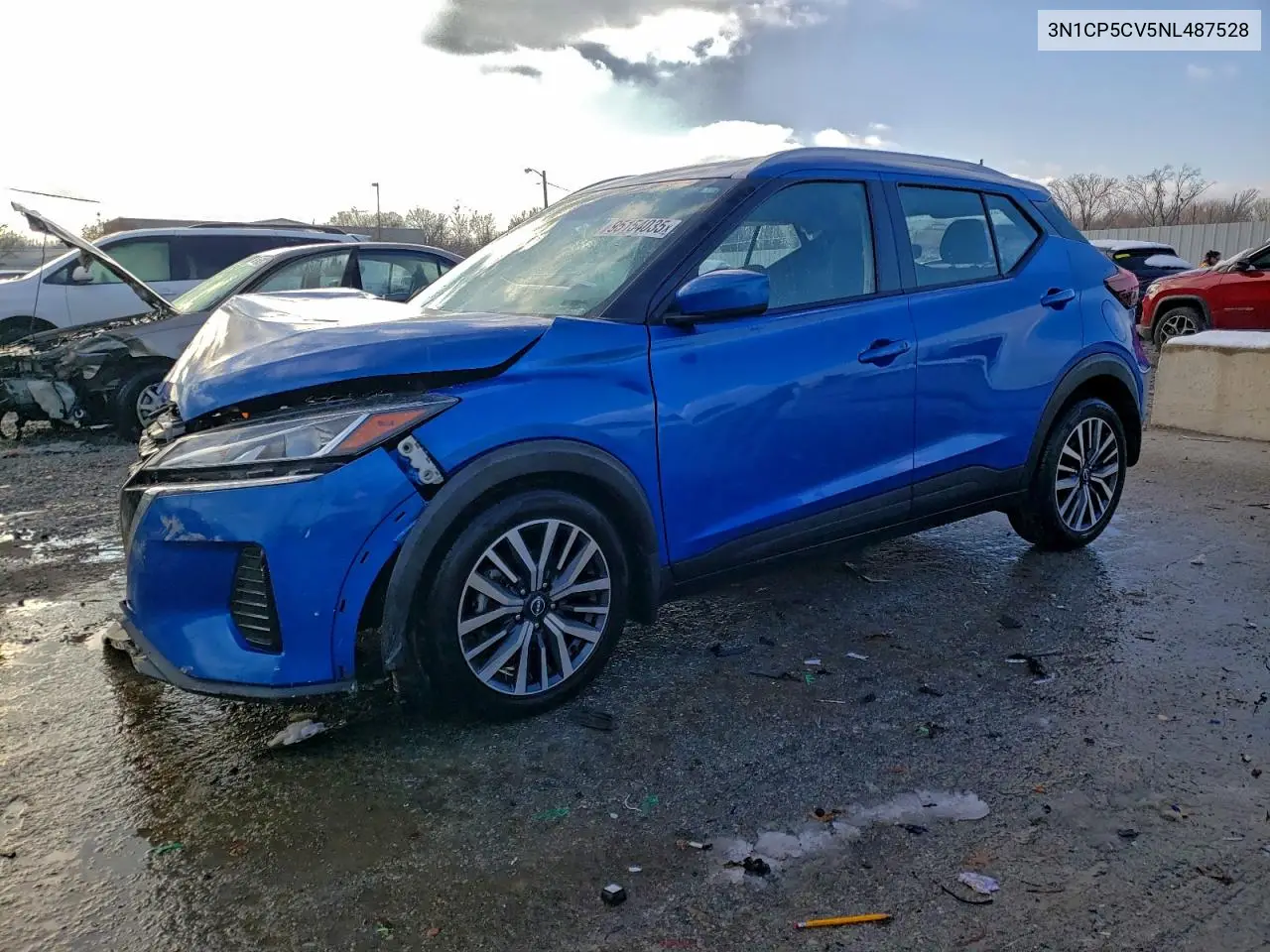 3N1CP5CV5NL487528 2022 Nissan Kicks Sv