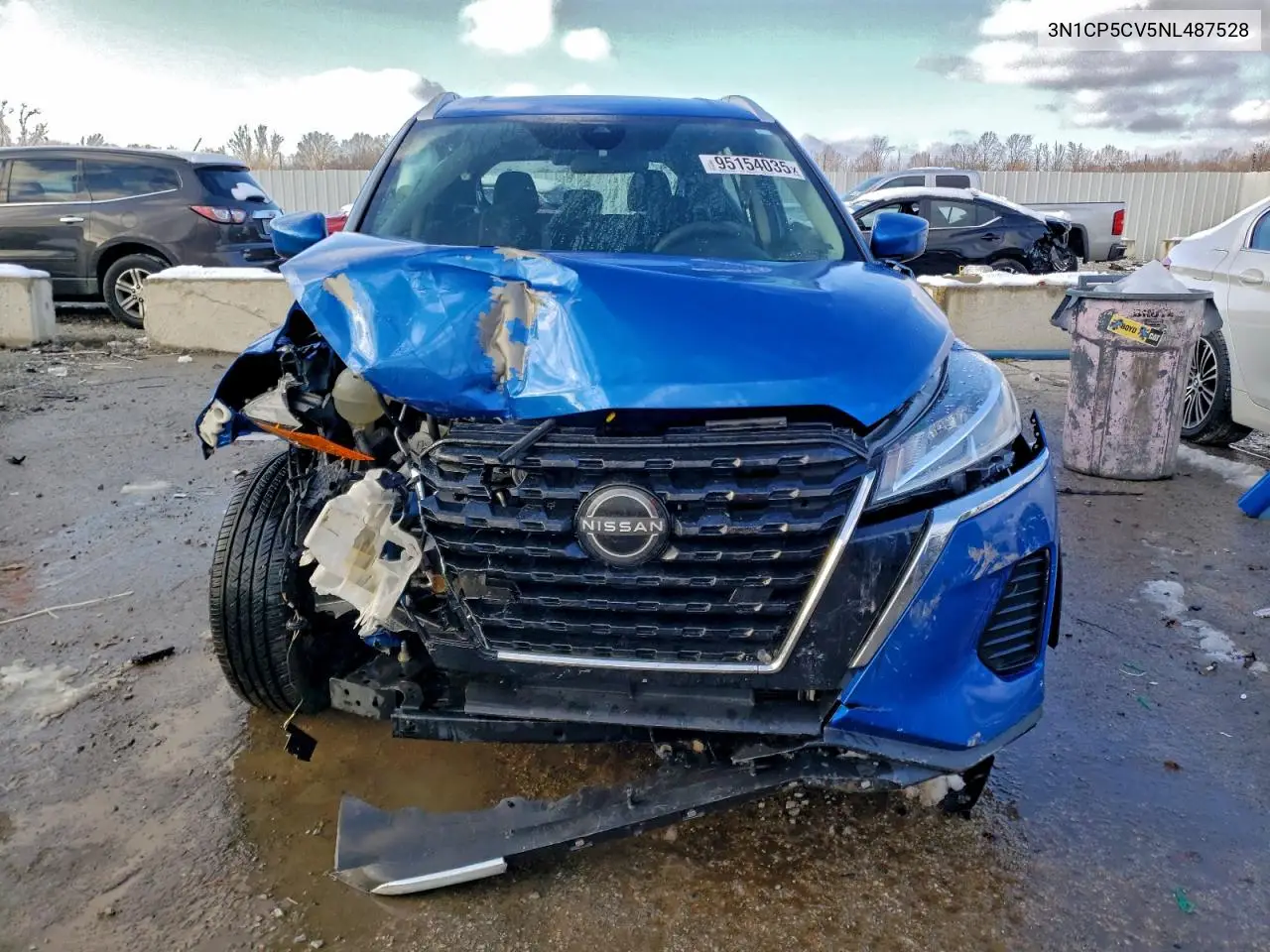 3N1CP5CV5NL487528 2022 Nissan Kicks Sv