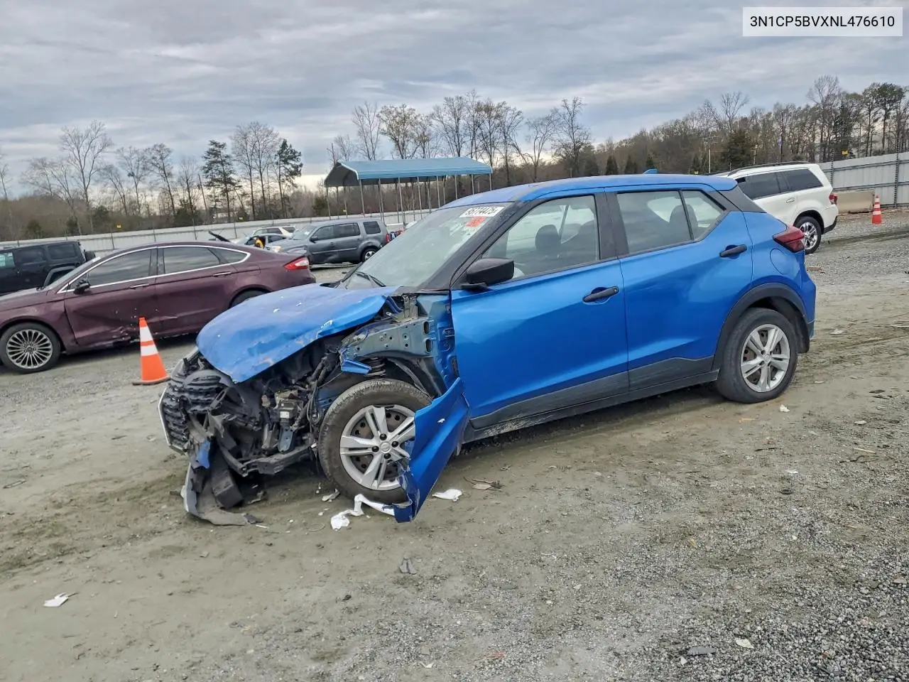 3N1CP5BVXNL476610 2022 Nissan Kicks S