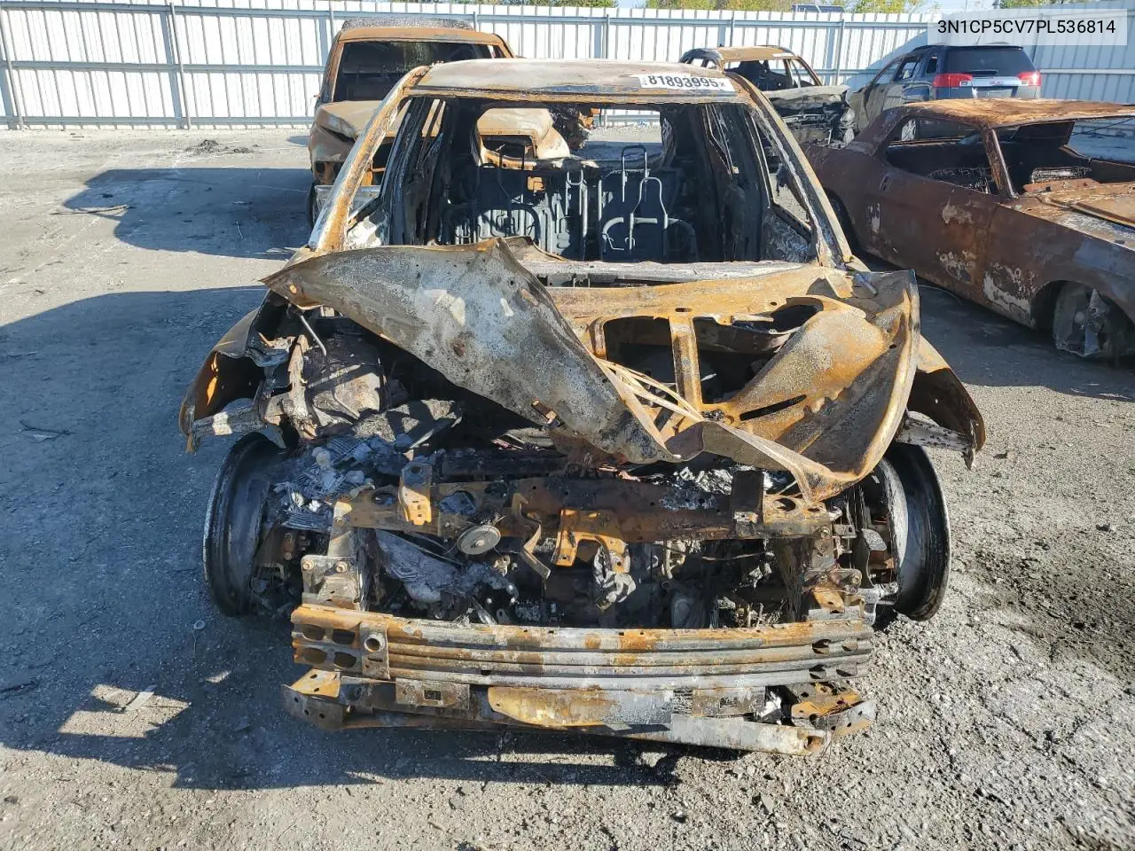 3N1CP5CV7PL536814 2023 Nissan Kicks Sv