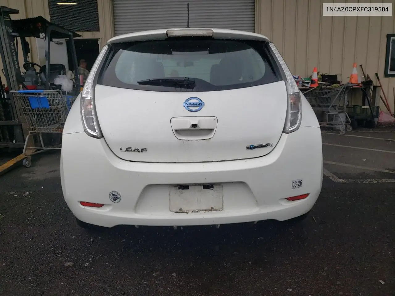 1N4AZ0CPXFC319504 2015 Nissan Leaf S