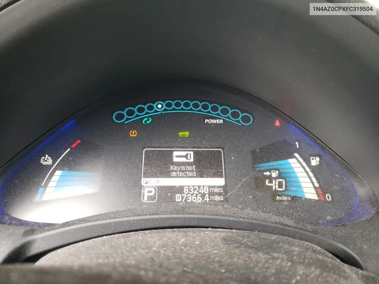 1N4AZ0CPXFC319504 2015 Nissan Leaf S