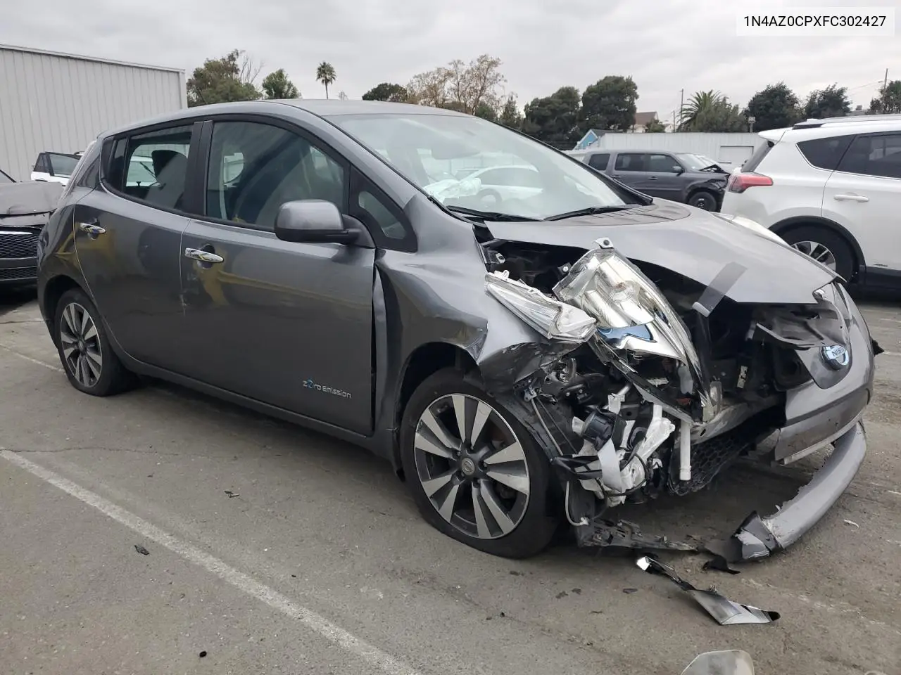 1N4AZ0CPXFC302427 2015 Nissan Leaf S