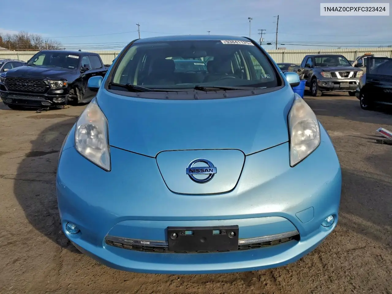 1N4AZ0CPXFC323424 2015 Nissan Leaf S