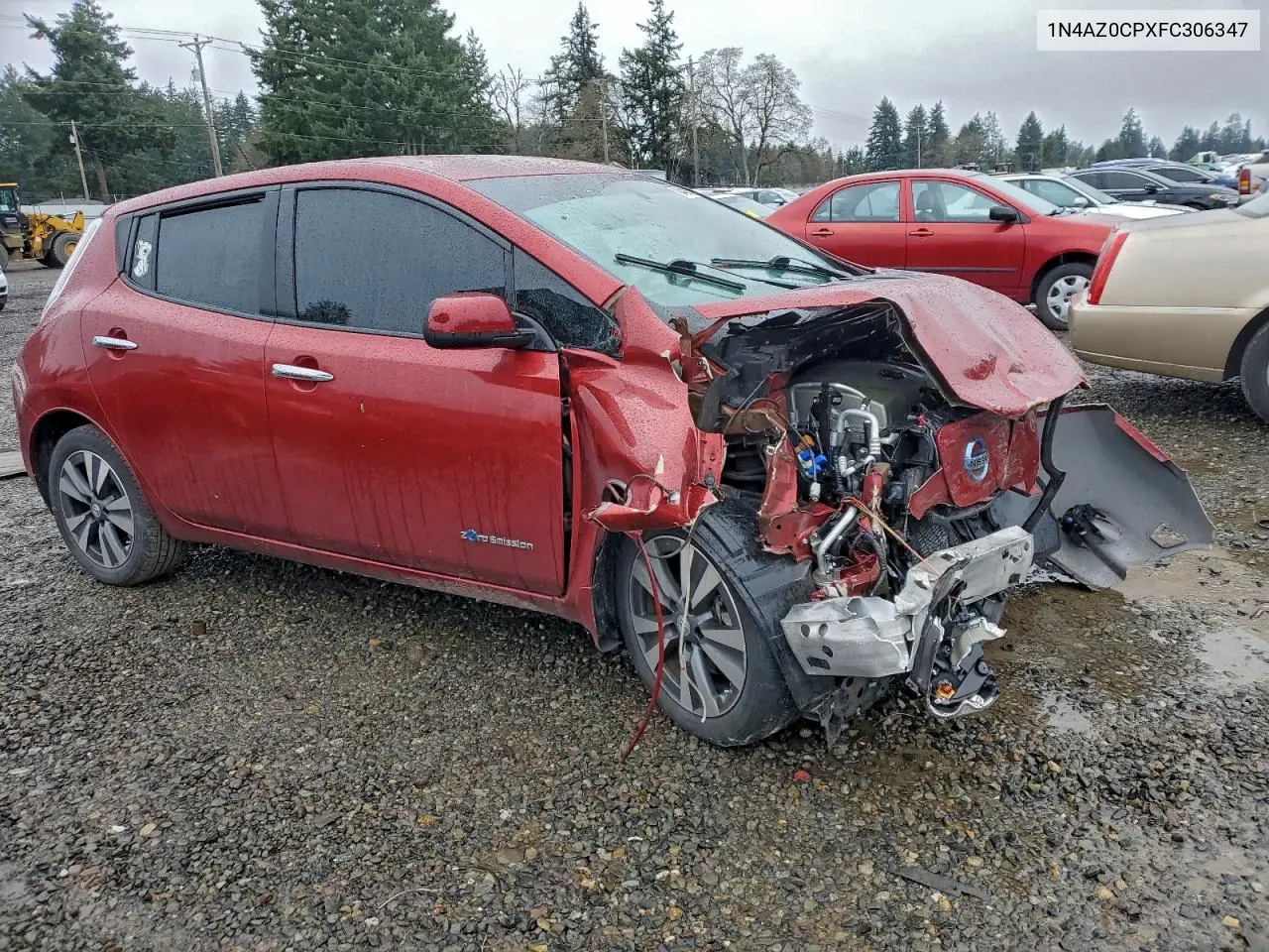 1N4AZ0CPXFC306347 2015 Nissan Leaf S
