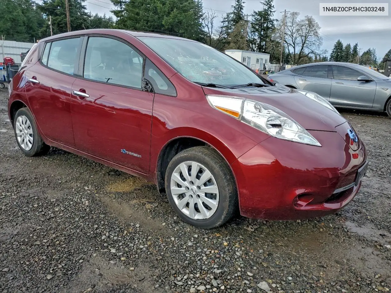 1N4BZ0CP5HC303248 2017 Nissan Leaf S