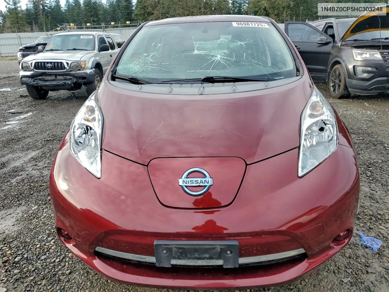 1N4BZ0CP5HC303248 2017 Nissan Leaf S