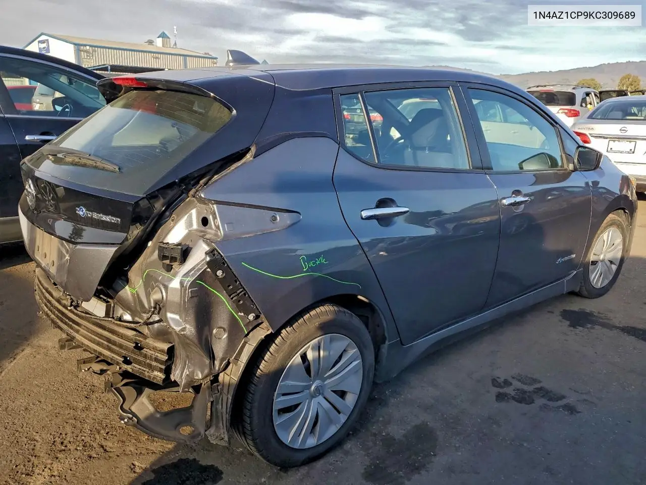 1N4AZ1CP9KC309689 2019 Nissan Leaf S