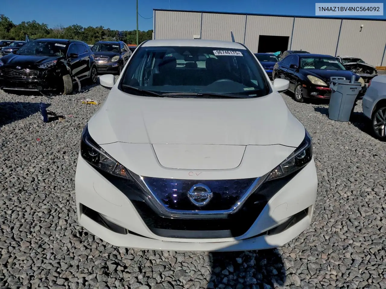 1N4AZ1BV4NC564092 2022 Nissan Leaf S