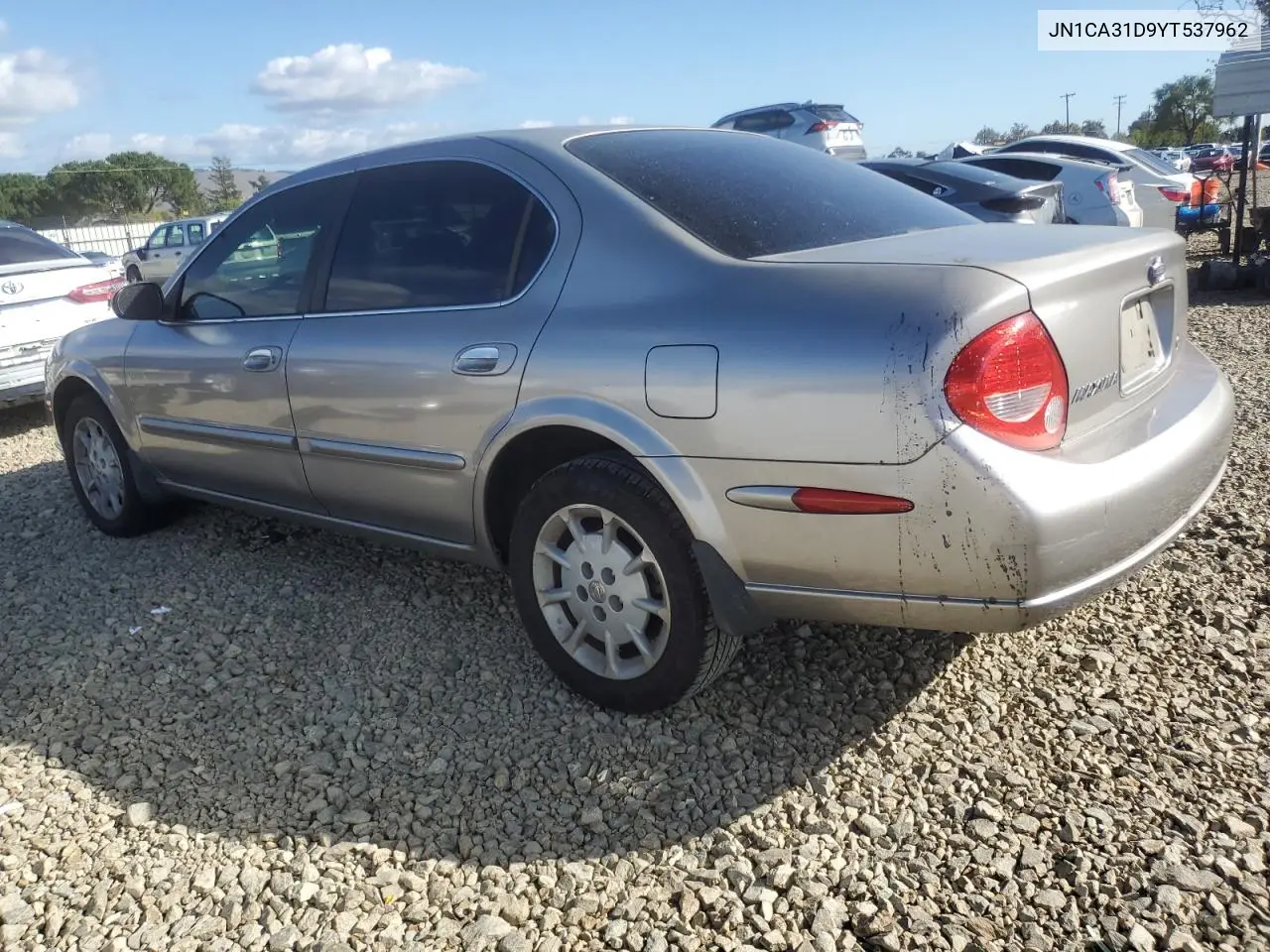 JN1CA31D9YT537962 2000 Nissan Maxima Gle