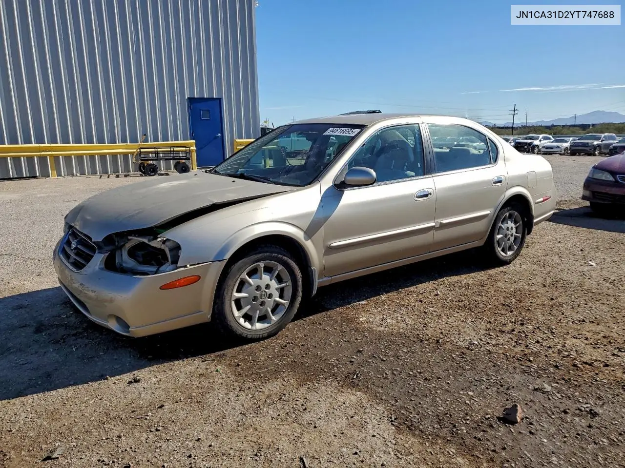 JN1CA31D2YT747688 2000 Nissan Maxima Gle