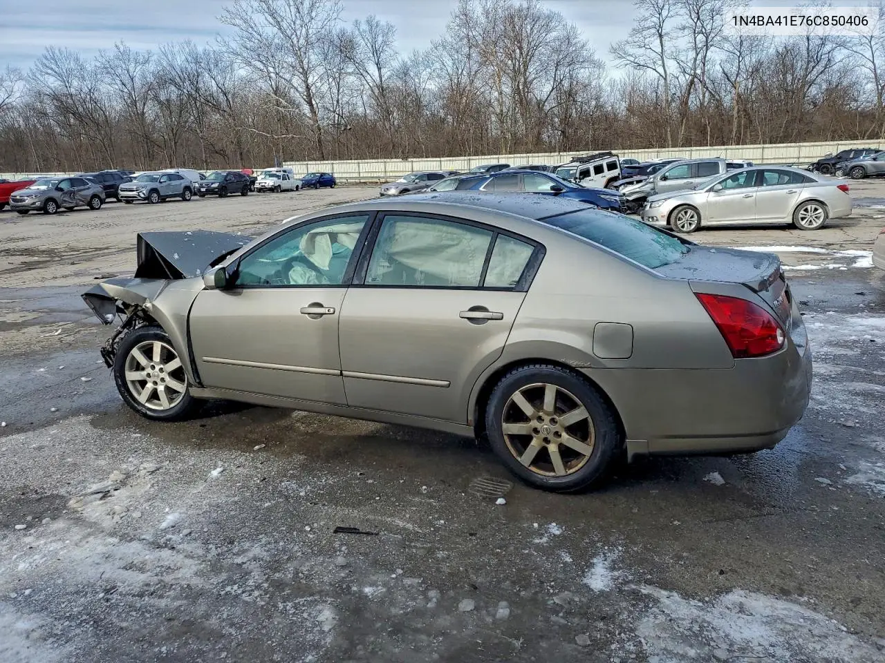 1N4BA41E76C850406 2006 Nissan Maxima Se