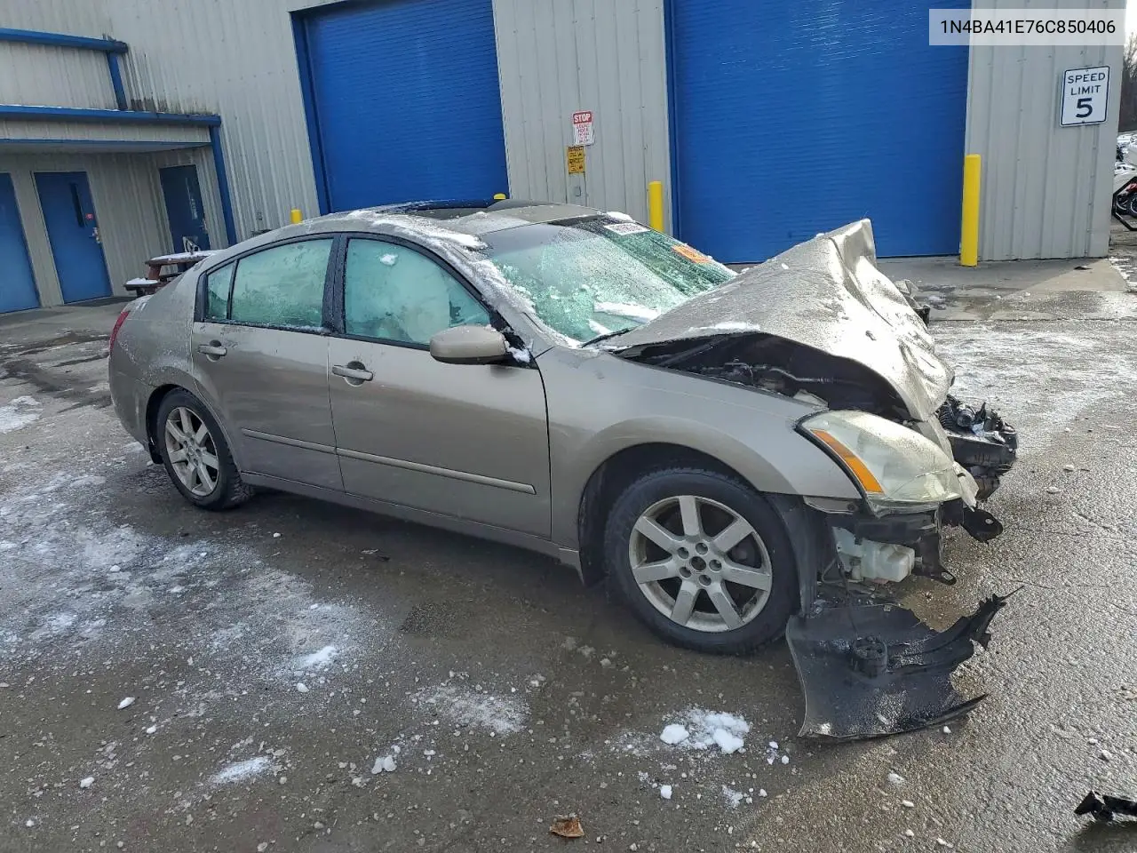 1N4BA41E76C850406 2006 Nissan Maxima Se