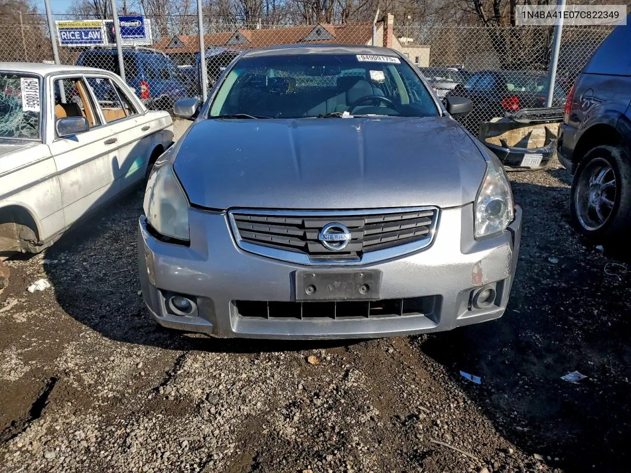 1N4BA41E07C822349 2007 Nissan Maxima Se