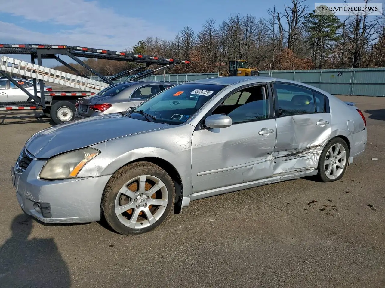 1N4BA41E78C804996 2008 Nissan Maxima Se