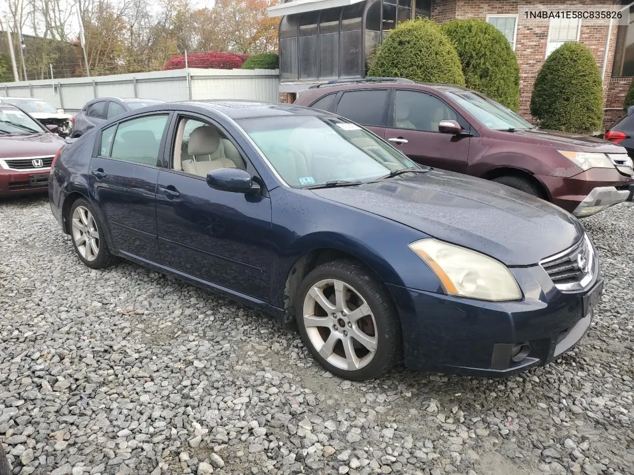 1N4BA41E58C835826 2008 Nissan Maxima Se