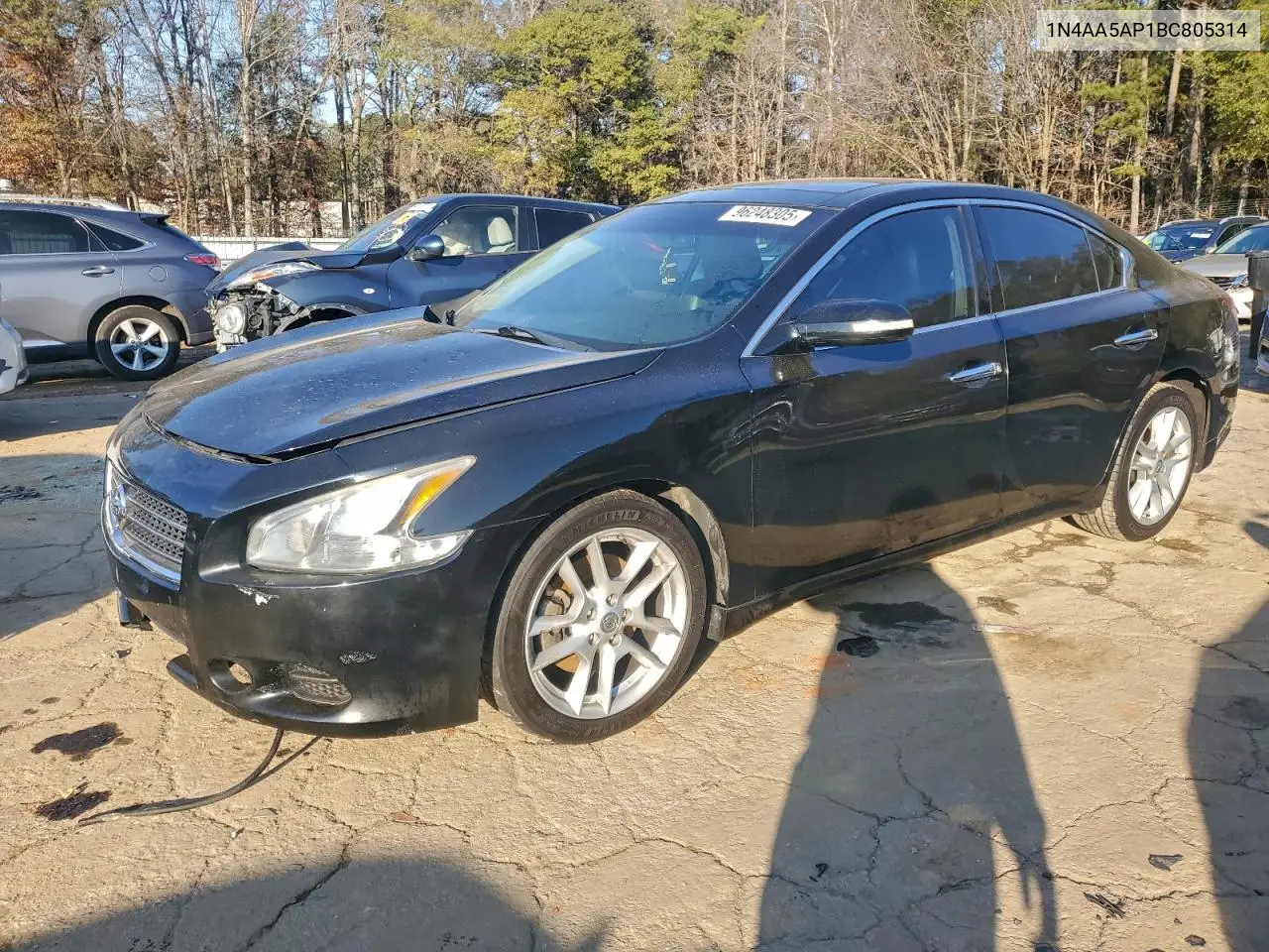 1N4AA5AP1BC805314 2011 Nissan Maxima S