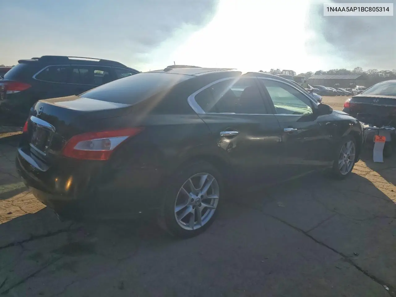 1N4AA5AP1BC805314 2011 Nissan Maxima S