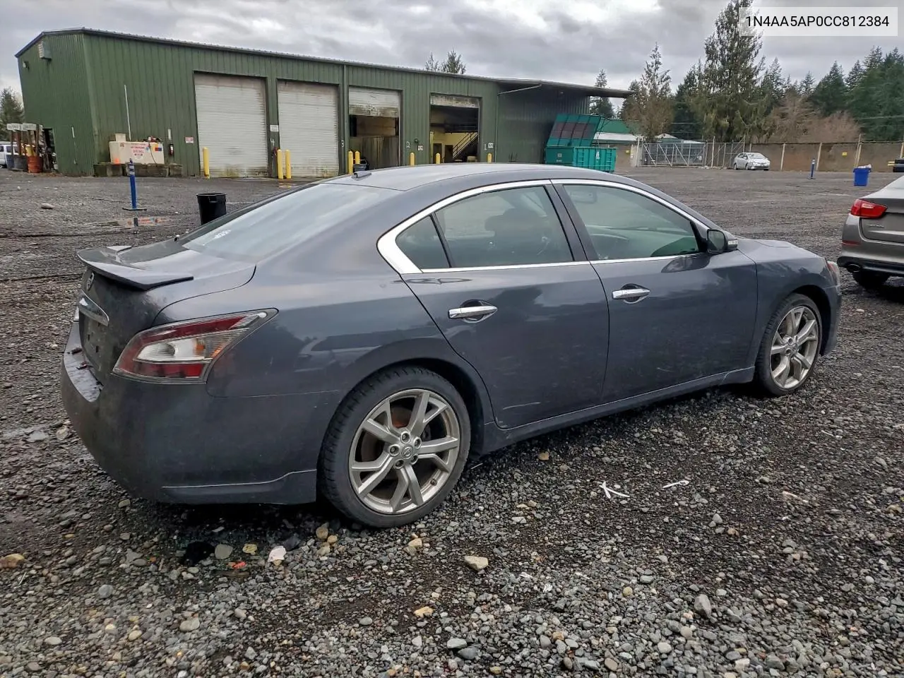 1N4AA5AP0CC812384 2012 Nissan Maxima S