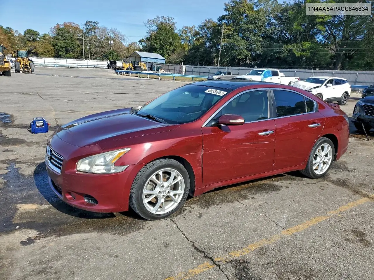 1N4AA5APXCC846834 2012 Nissan Maxima S