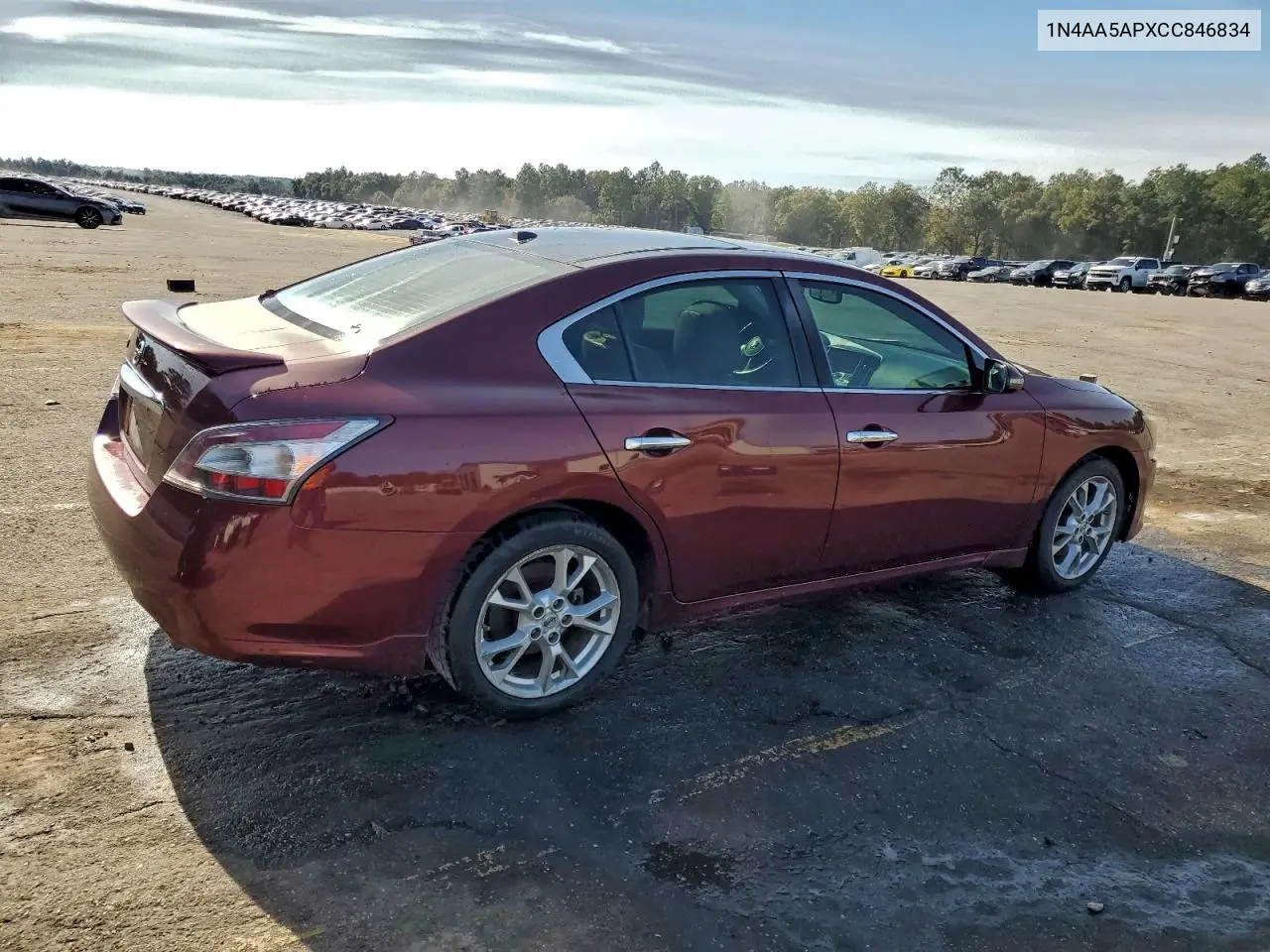 1N4AA5APXCC846834 2012 Nissan Maxima S