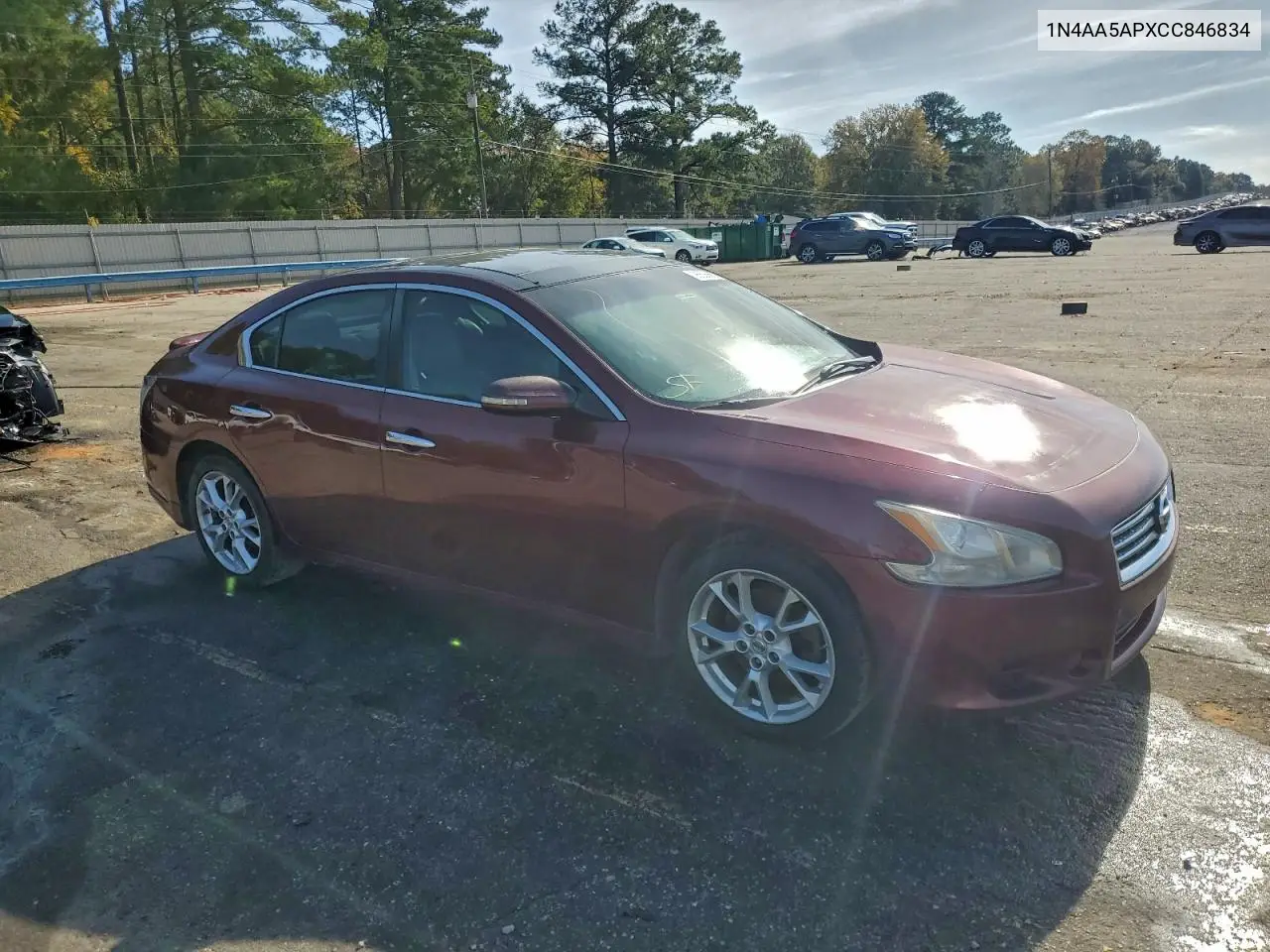 1N4AA5APXCC846834 2012 Nissan Maxima S
