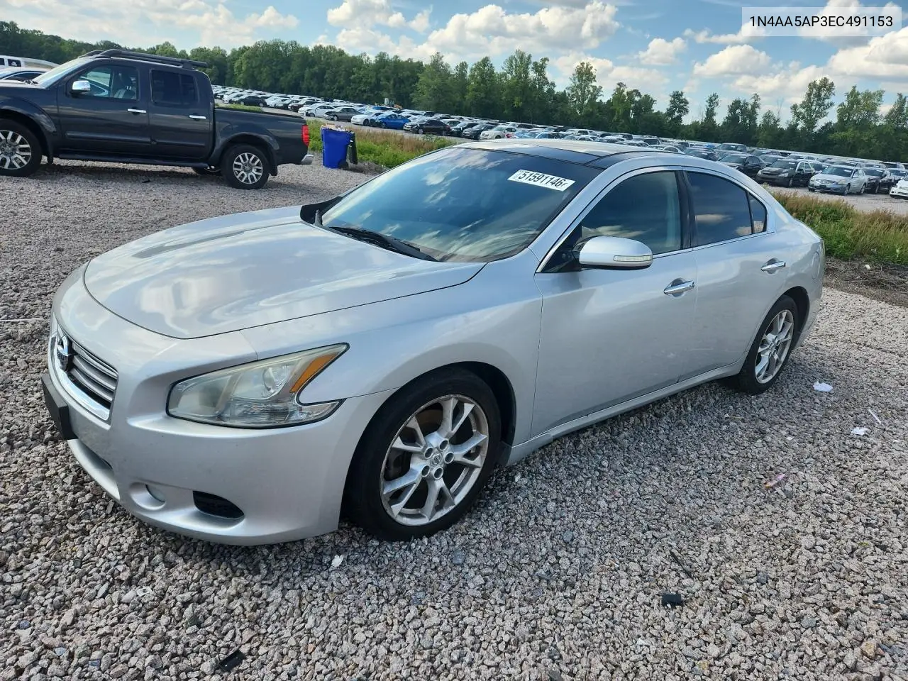 1N4AA5AP3EC491153 2014 Nissan Maxima 3.5 Sv