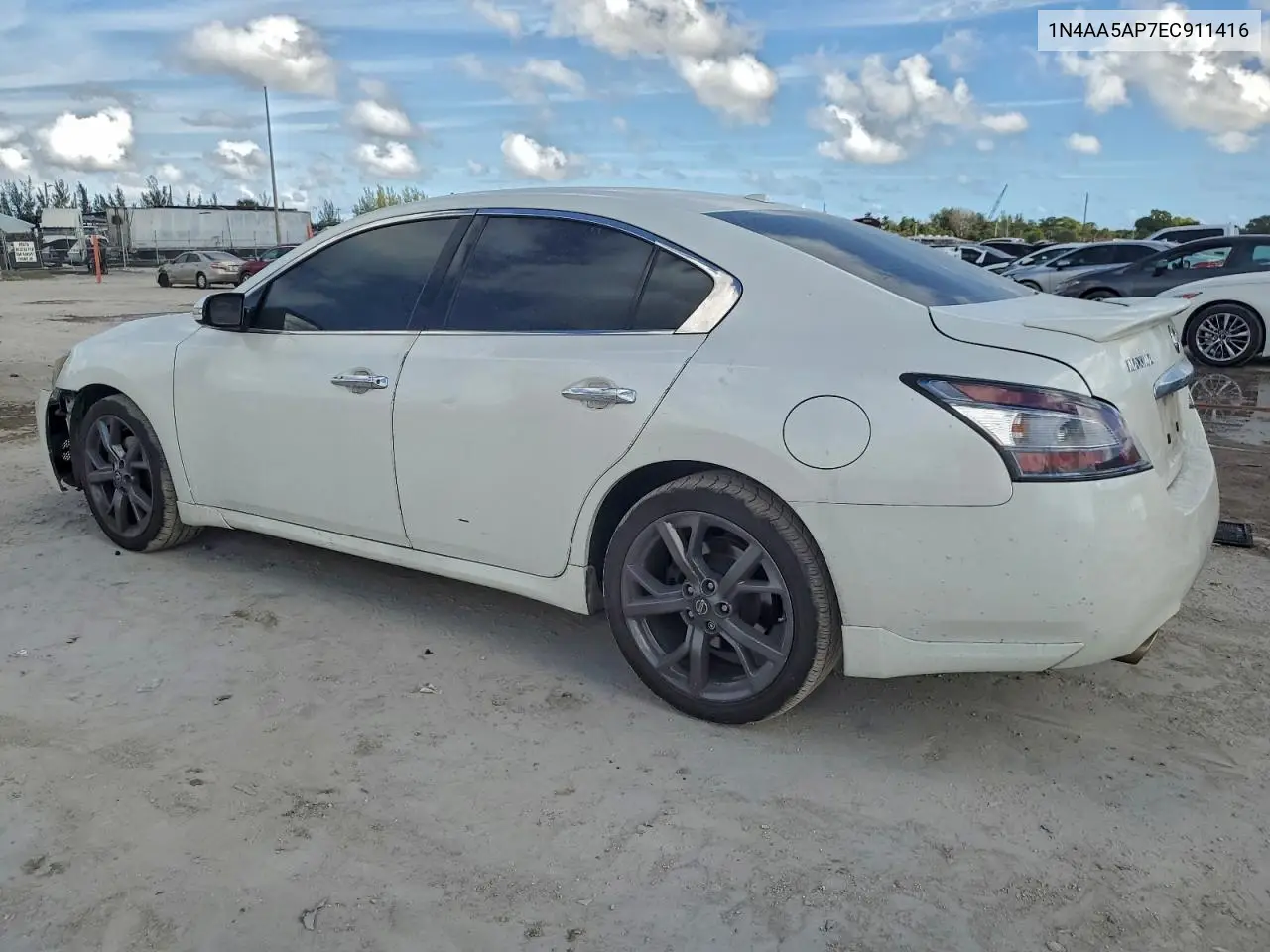 1N4AA5AP7EC911416 2014 Nissan Maxima S