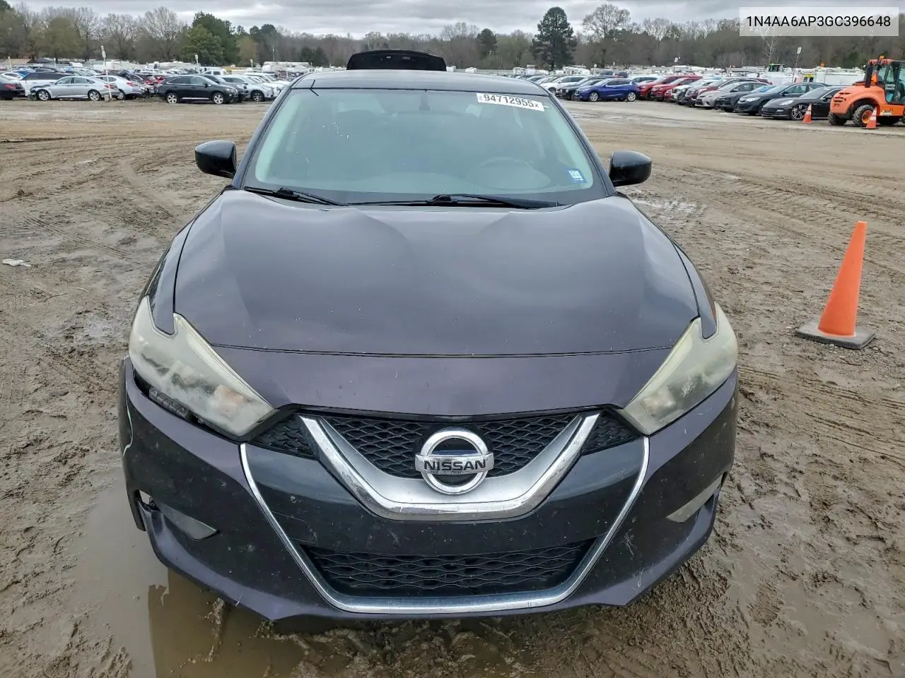 1N4AA6AP3GC396648 2016 Nissan Maxima 3.5S