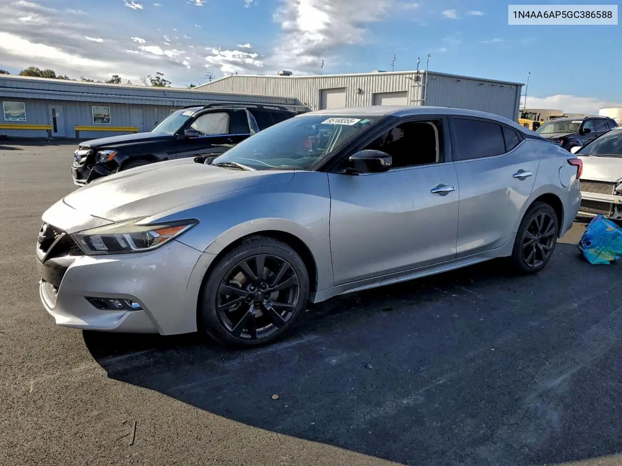1N4AA6AP5GC386588 2016 Nissan Maxima 3.5S