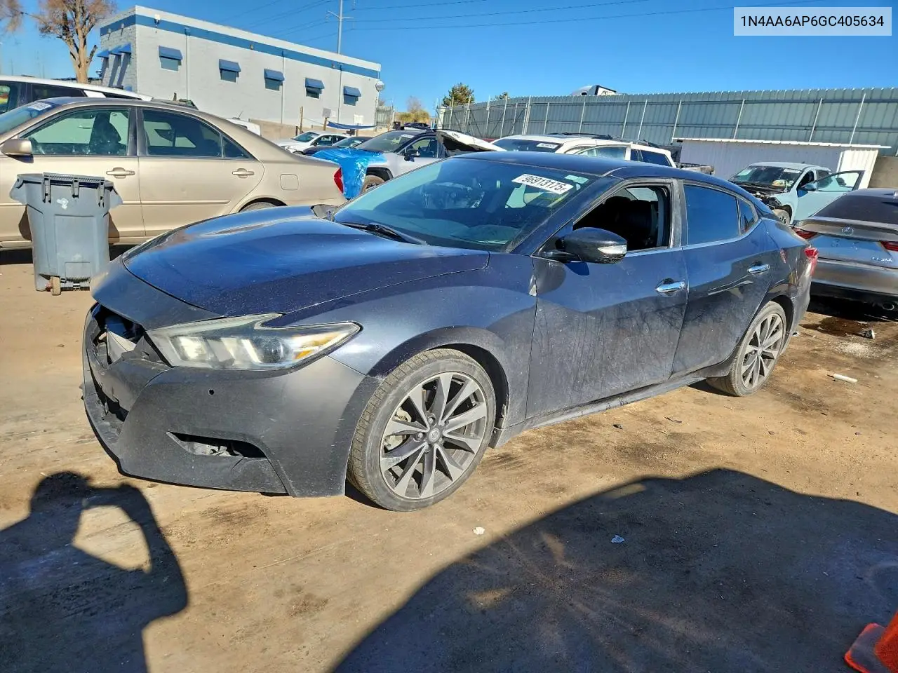 1N4AA6AP6GC405634 2016 Nissan Maxima 3.5S