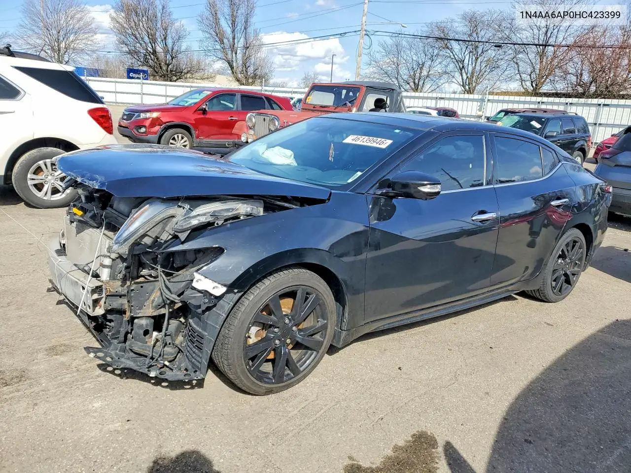 1N4AA6AP0HC423399 2017 Nissan Maxima Platinum