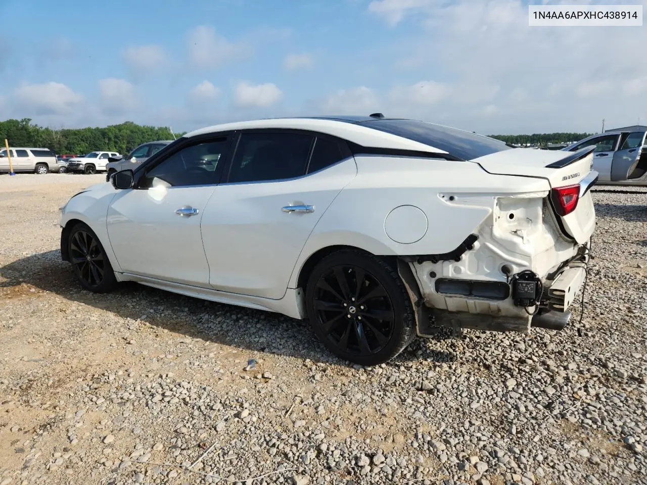 1N4AA6APXHC438914 2017 Nissan Maxima 3.5S