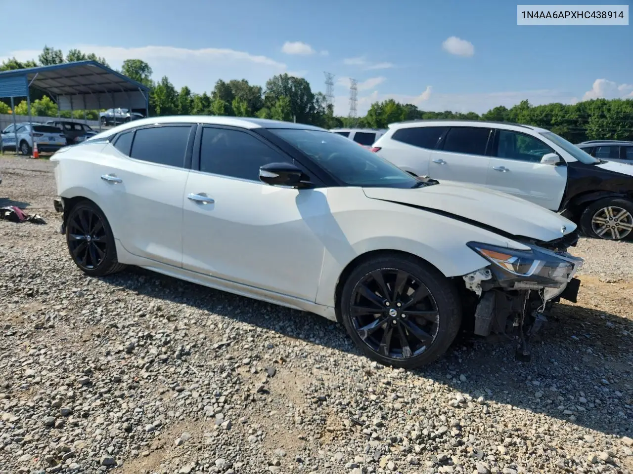 1N4AA6APXHC438914 2017 Nissan Maxima 3.5S