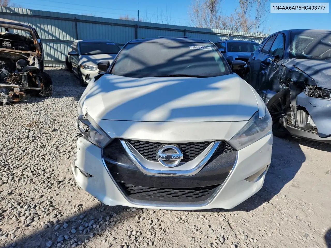 1N4AA6AP5HC403777 2017 Nissan Maxima 3.5S