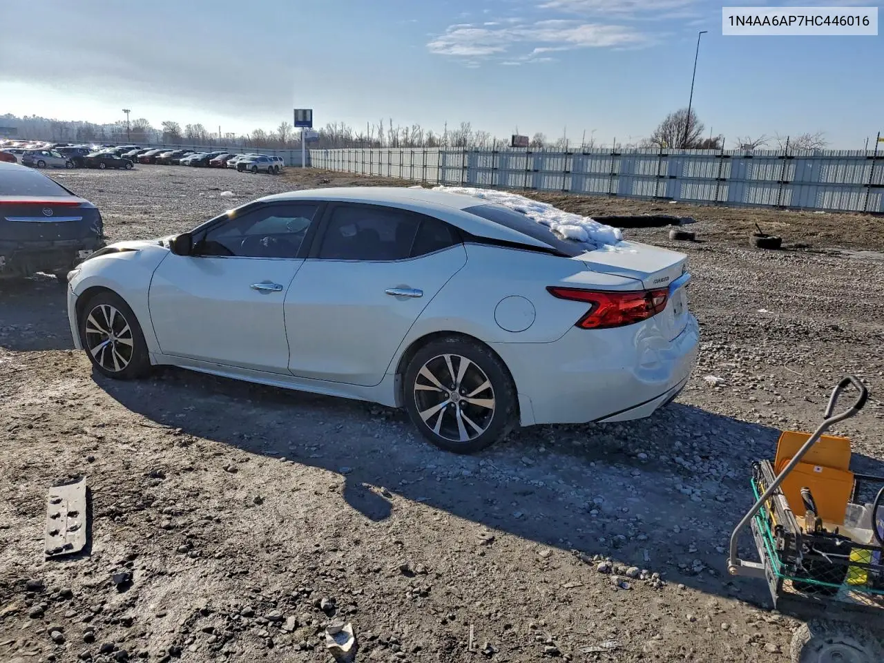 1N4AA6AP7HC446016 2017 Nissan Maxima 3.5S