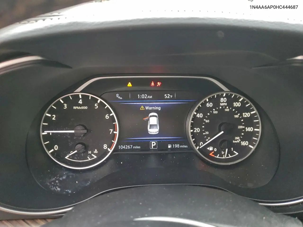 1N4AA6AP0HC444687 2017 Nissan Maxima 3.5S