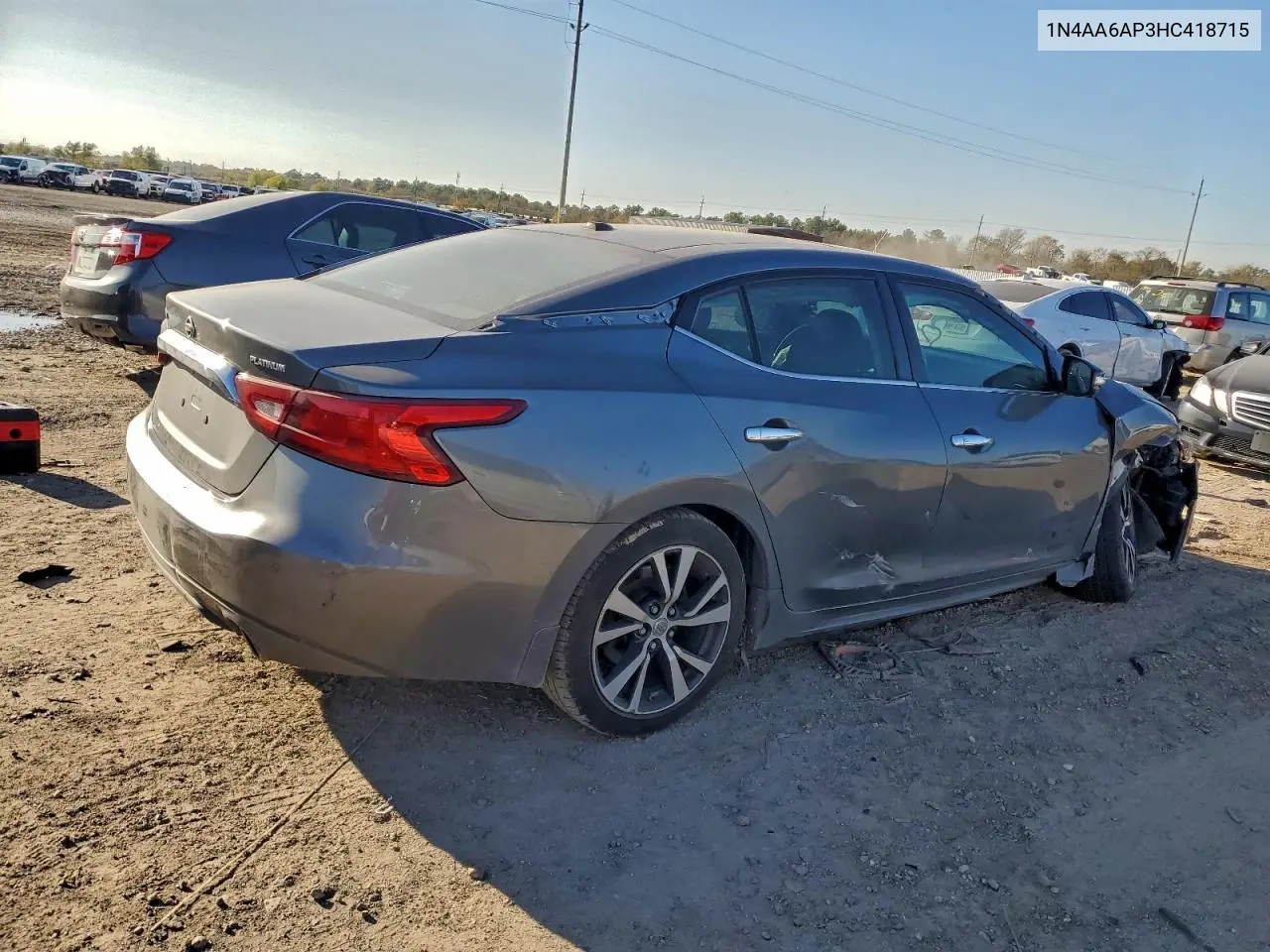 1N4AA6AP3HC418715 2017 Nissan Maxima 3.5S