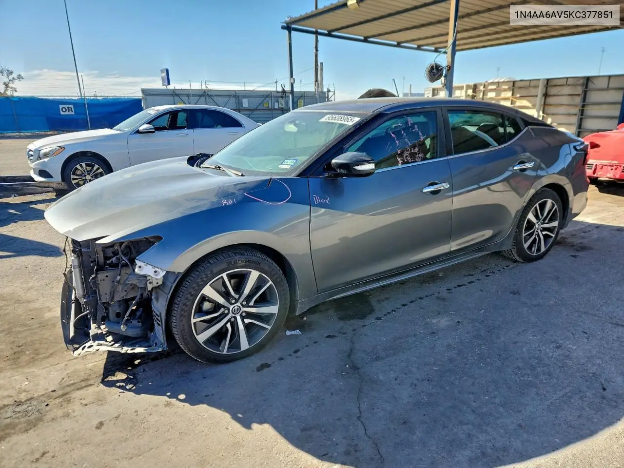 1N4AA6AV5KC377851 2019 Nissan Maxima S