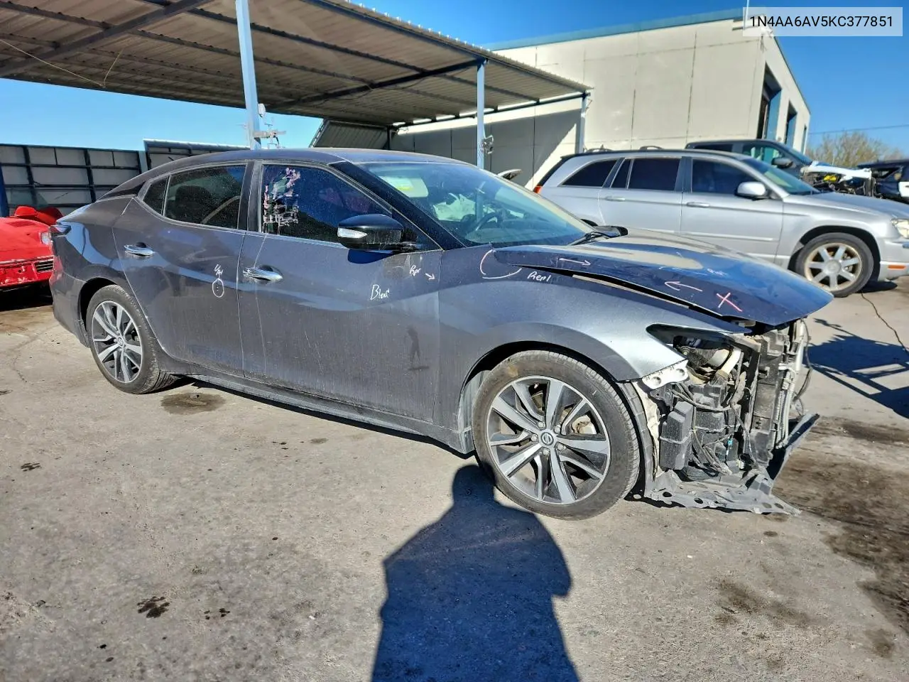 1N4AA6AV5KC377851 2019 Nissan Maxima S