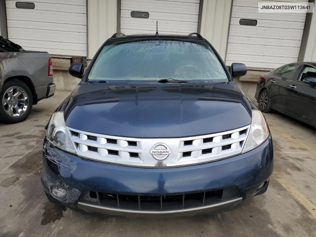 2003 Nissan Murano Sl VIN: JN8AZ08T03W113641 Lot: 71799404