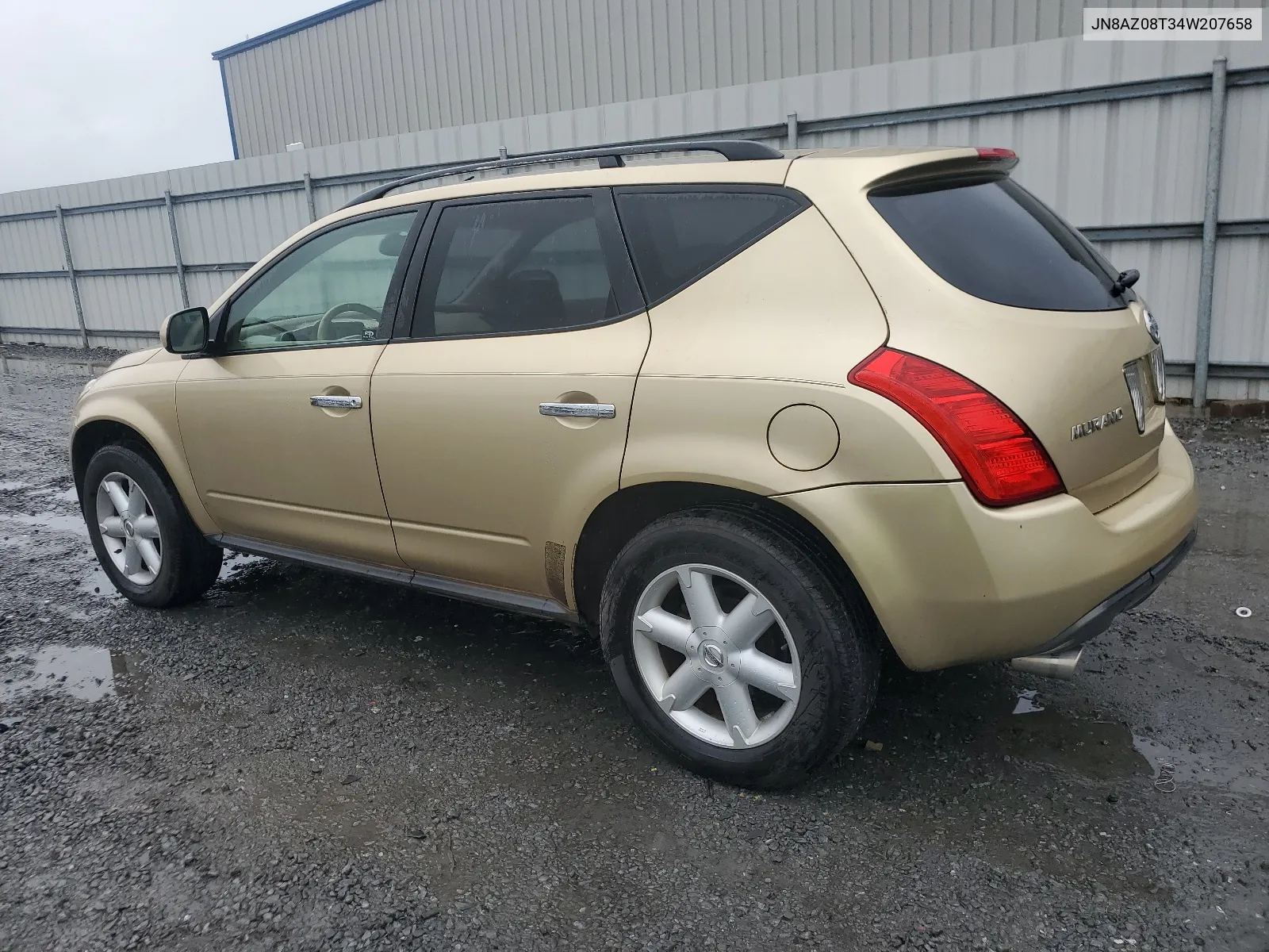 2004 Nissan Murano Sl VIN: JN8AZ08T34W207658 Lot: 64802884