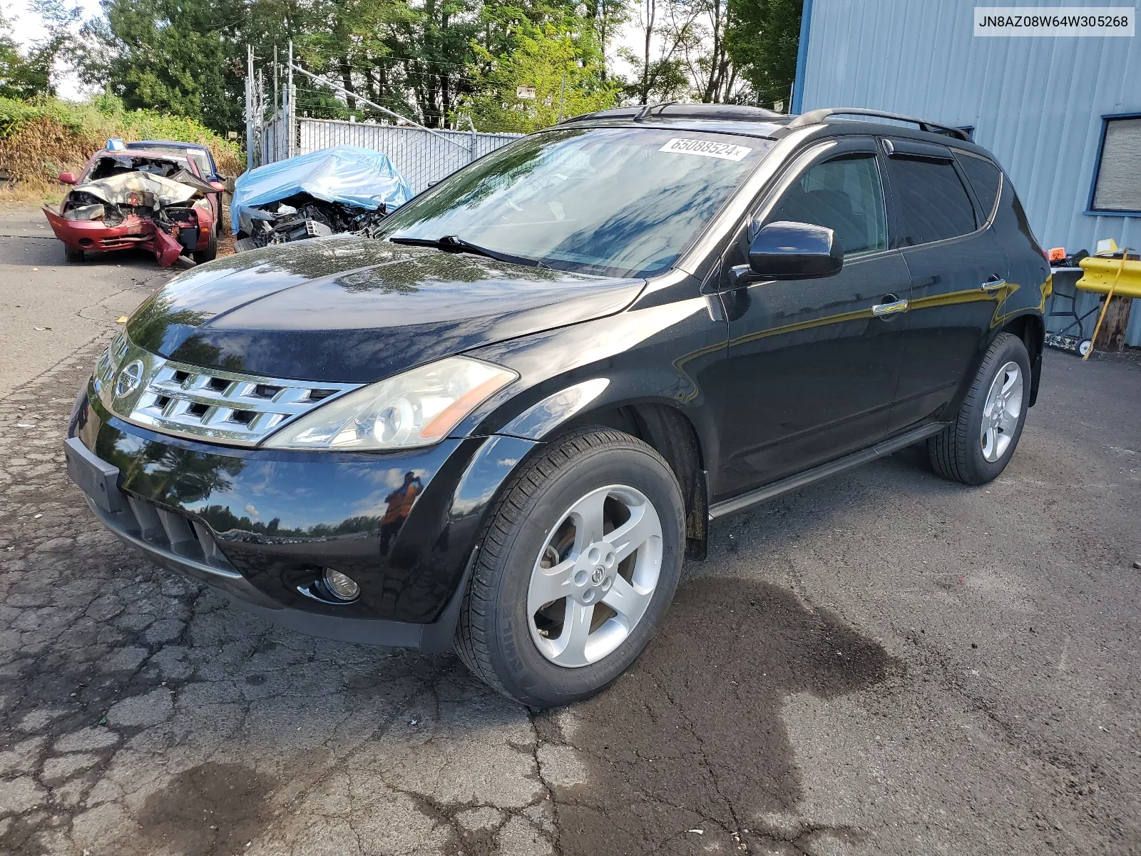 2004 Nissan Murano Sl VIN: JN8AZ08W64W305268 Lot: 65088524