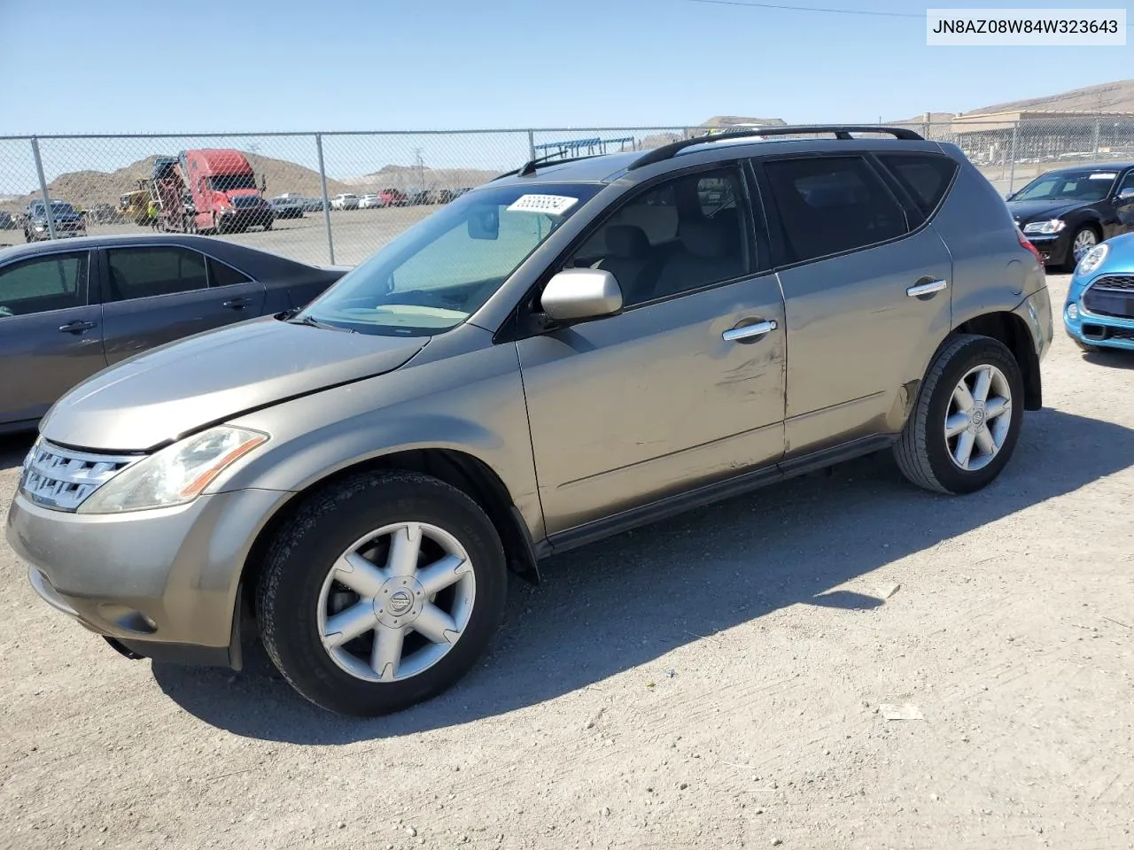 JN8AZ08W84W323643 2004 Nissan Murano Sl