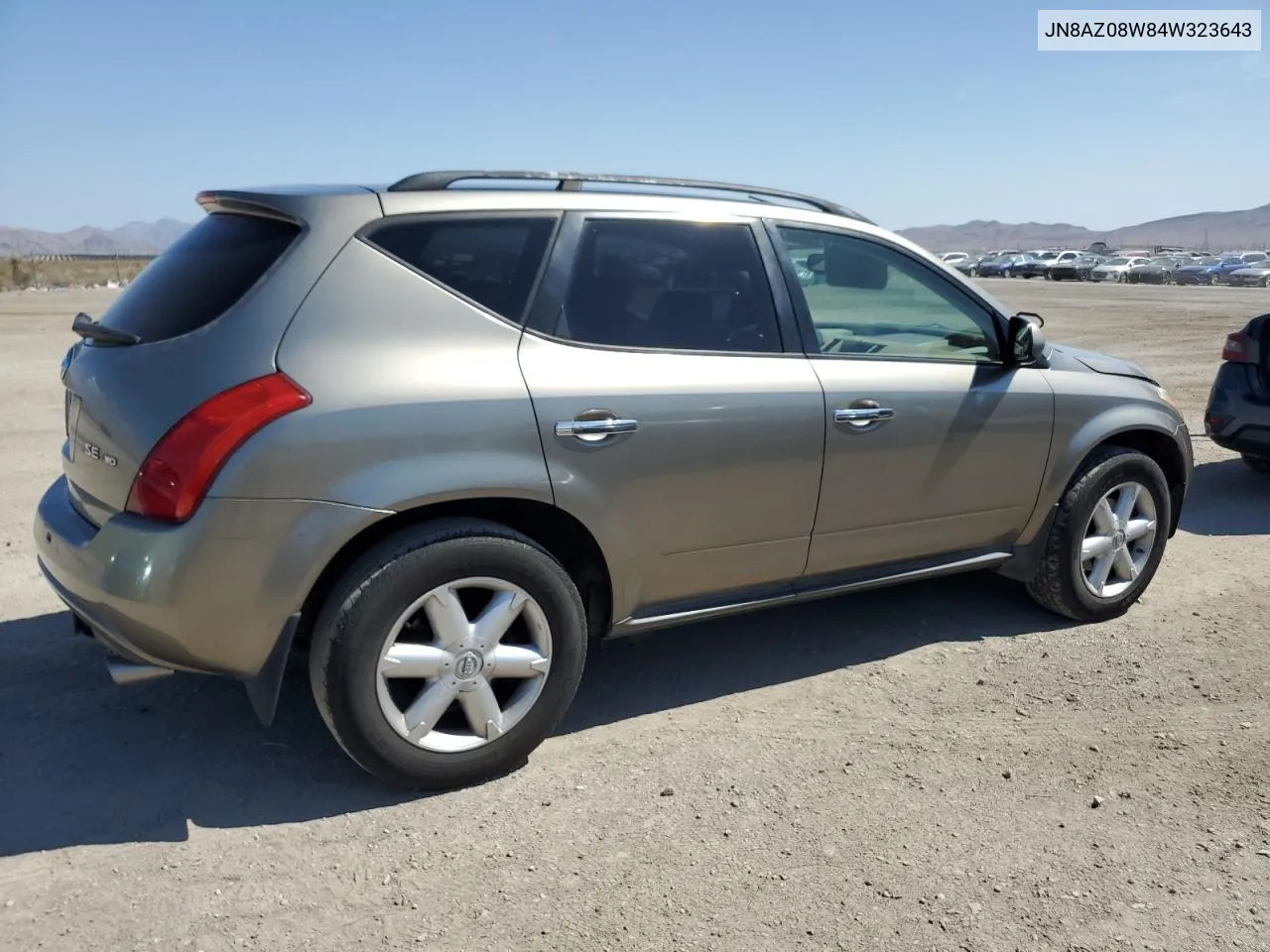 JN8AZ08W84W323643 2004 Nissan Murano Sl