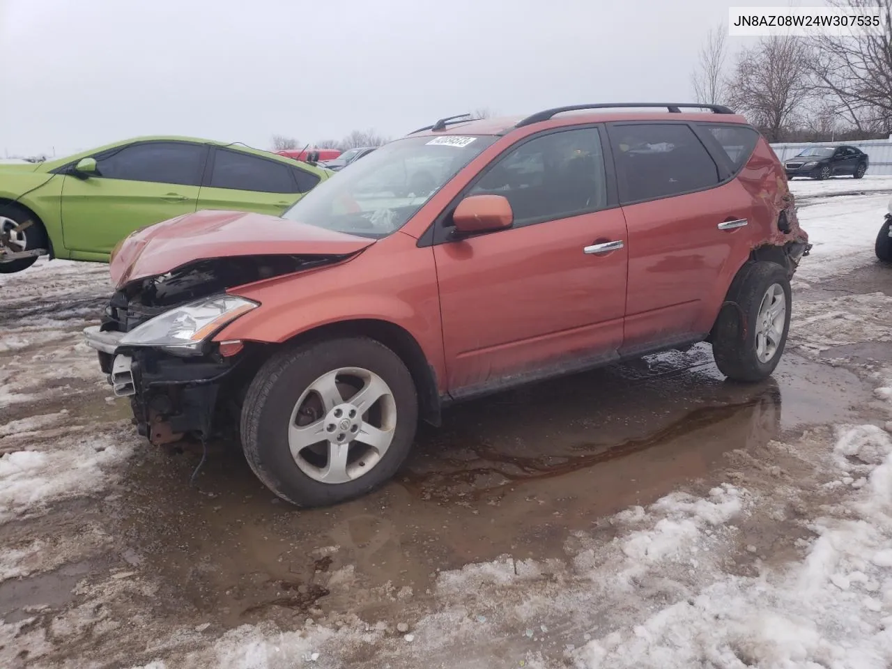 JN8AZ08W24W307535 2004 Nissan Murano Sl