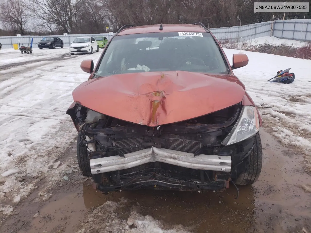 JN8AZ08W24W307535 2004 Nissan Murano Sl