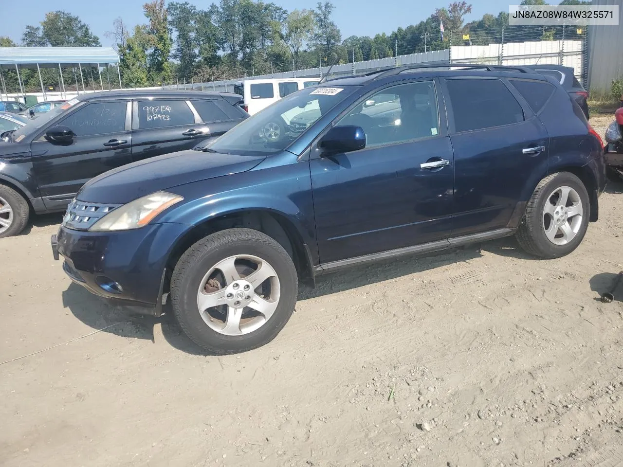 2004 Nissan Murano Sl VIN: JN8AZ08W84W325571 Lot: 69076304